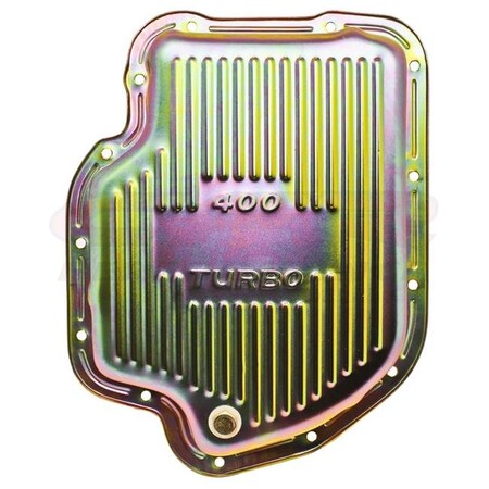 Hands On HZ-9121-PBK Chevy-Gm Turbo TH-400 Steel Transmission Pan; Black HA982055